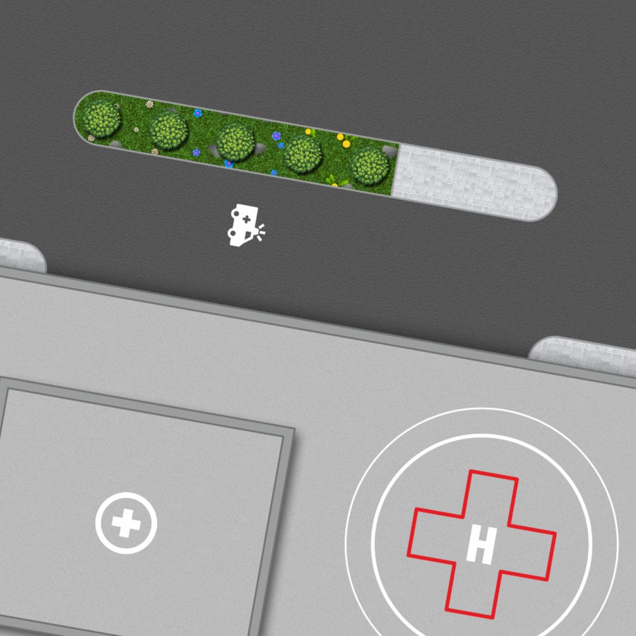 Spielteppich Karl mit Krankenhaus